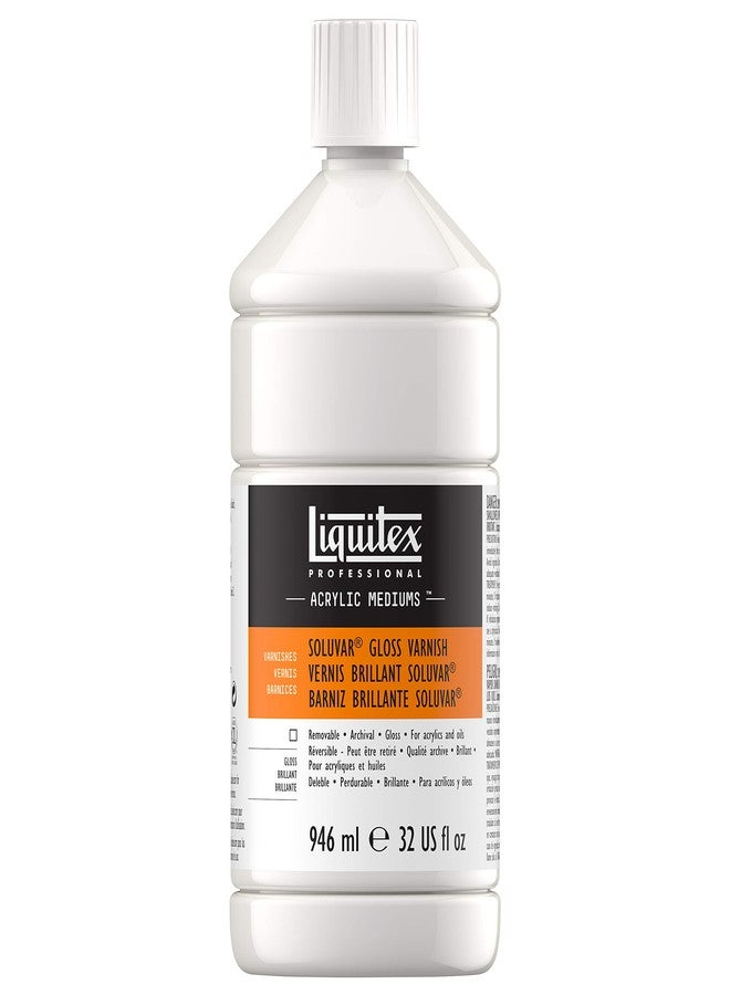 Liquitex Professional Soluvar Gloss Varnish, 946ml (32-oz) - Image 1