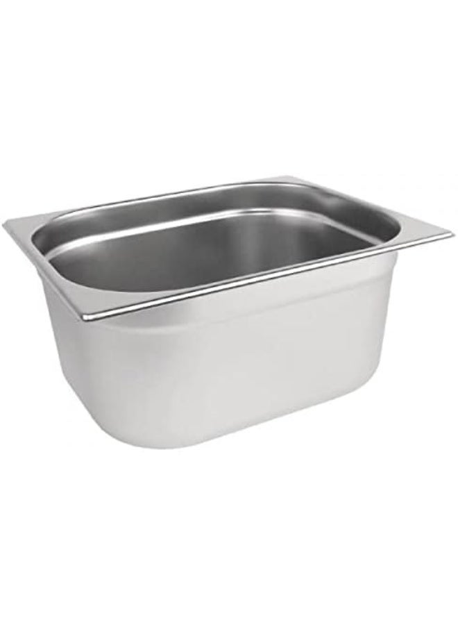 SOFIA REFRIGERATION GN Pan/Tray 1/2 15cm Stainless Steel Food Container Food Warmer, Food Storage, For Catering and Kitchen Use - Image 1