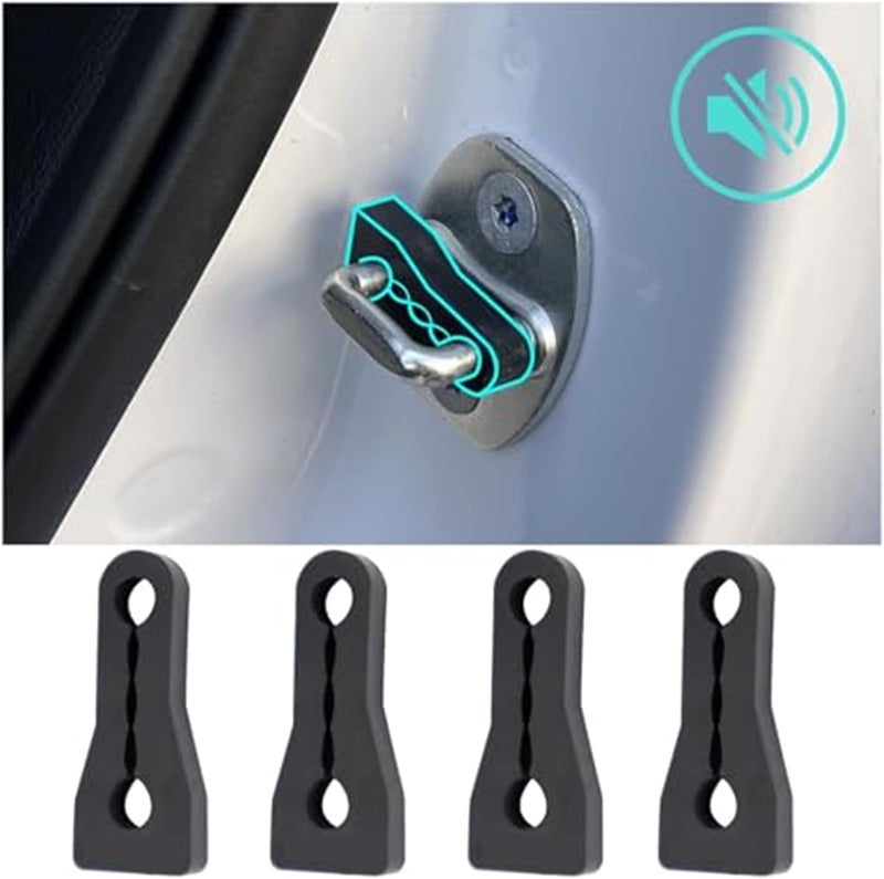 QASULER Car Door Lock Sound Deadener Damper - Image 4