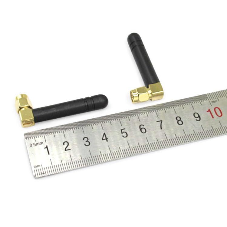 TREADALT-TEC Mini Dual Band WiFi 6 2.4GHz 5GHz 5.8GHz MIMO 802.11 b/g/n/ac/ax RP-SMA Male Right Angle Antenna for FPV Bluetooth USB Adapter 6E PCIe Card Mini PC Motherboard Router Wireless Back Up Camera - Image 5