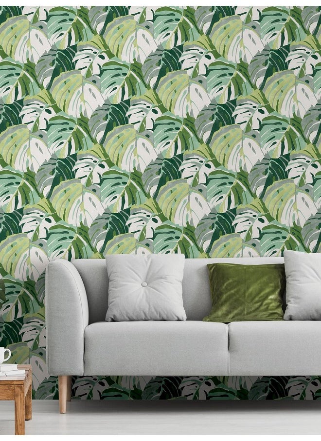 NuWallpaper Green Adansonii Peel & Stick Wallpaper  - Image 3