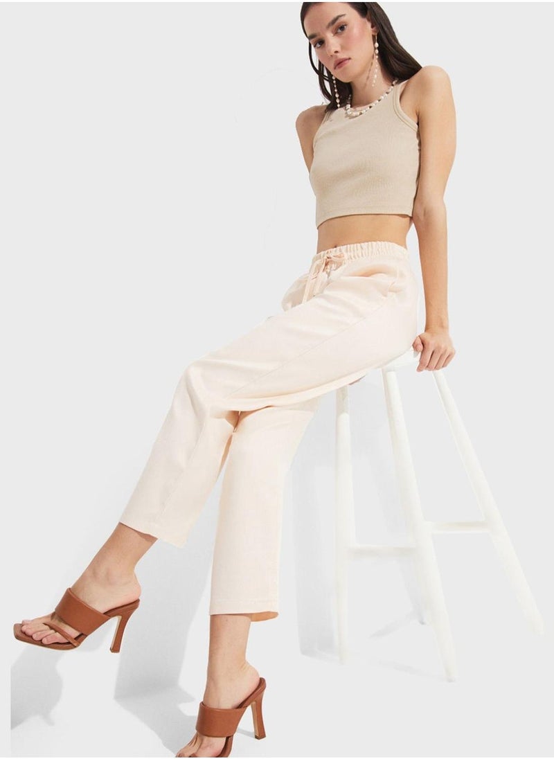 جون بنطلون بخصر مرتفع - Image 4