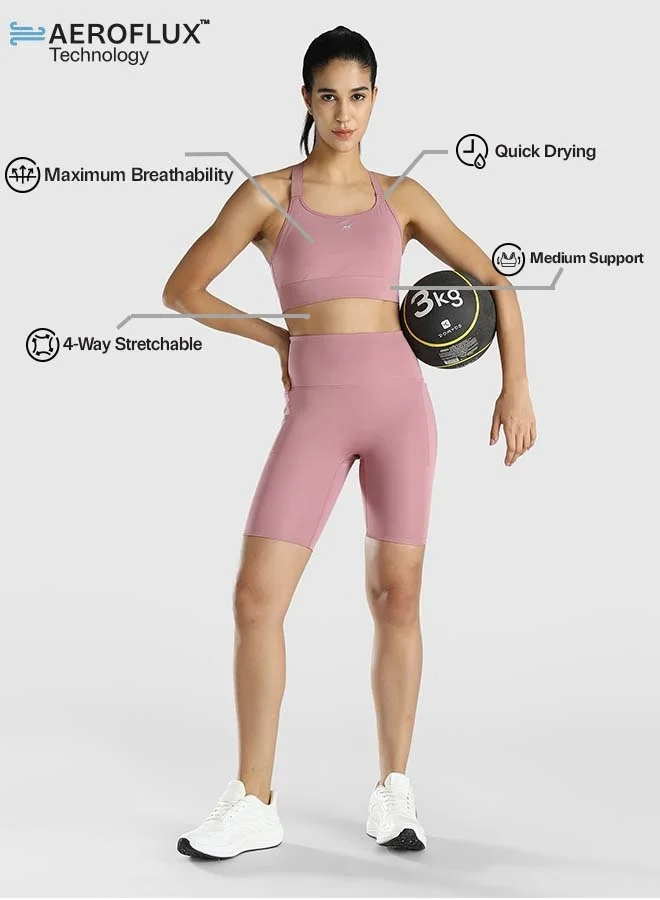 Musclemind Women's Cross-back Sports Bra