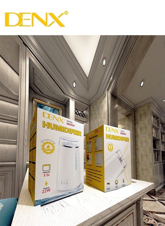 Denx The air diffuser has a power of 22 watts and a capacity of 3.5 liters to humidify and purify the air - Image 3