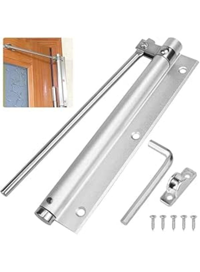 Heavy Duty Automatic Spring Door Closer for Exterior and Interior Doors, Commercial Grade Adjustable Door Hinges with Soft Close Safety Spring Easy to Install for Gates and Garden Doors - Image 1