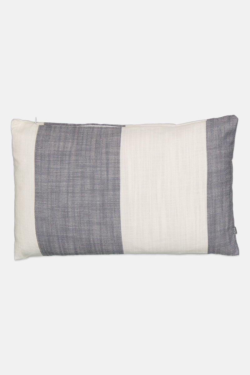 Muy Mucho Stripe Waterproof Removable Cover Cushion 50 x 30 cm, Off-White  - Image 2