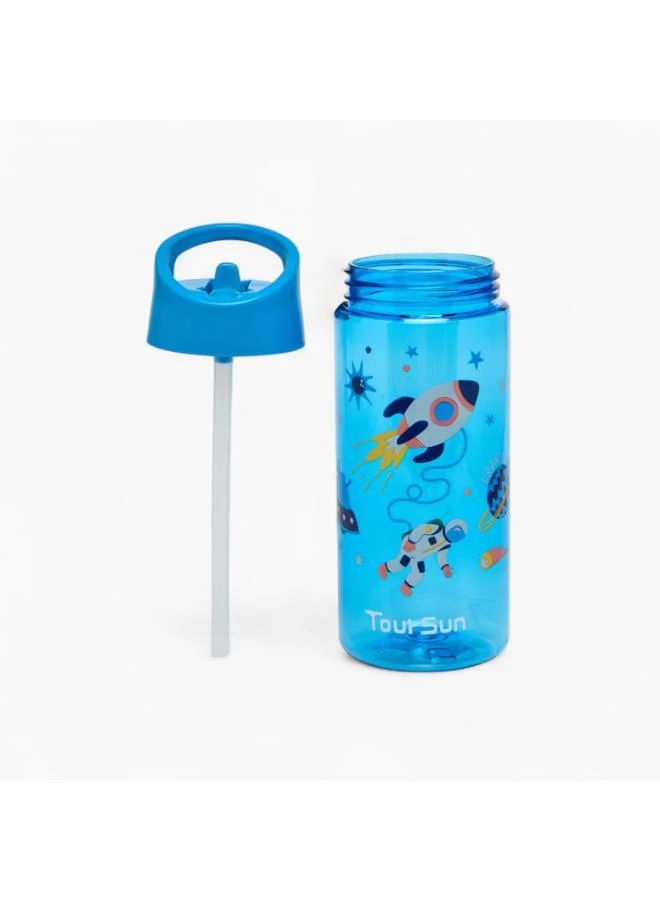 لايف ستايل Space Print Water Bottle for Kids