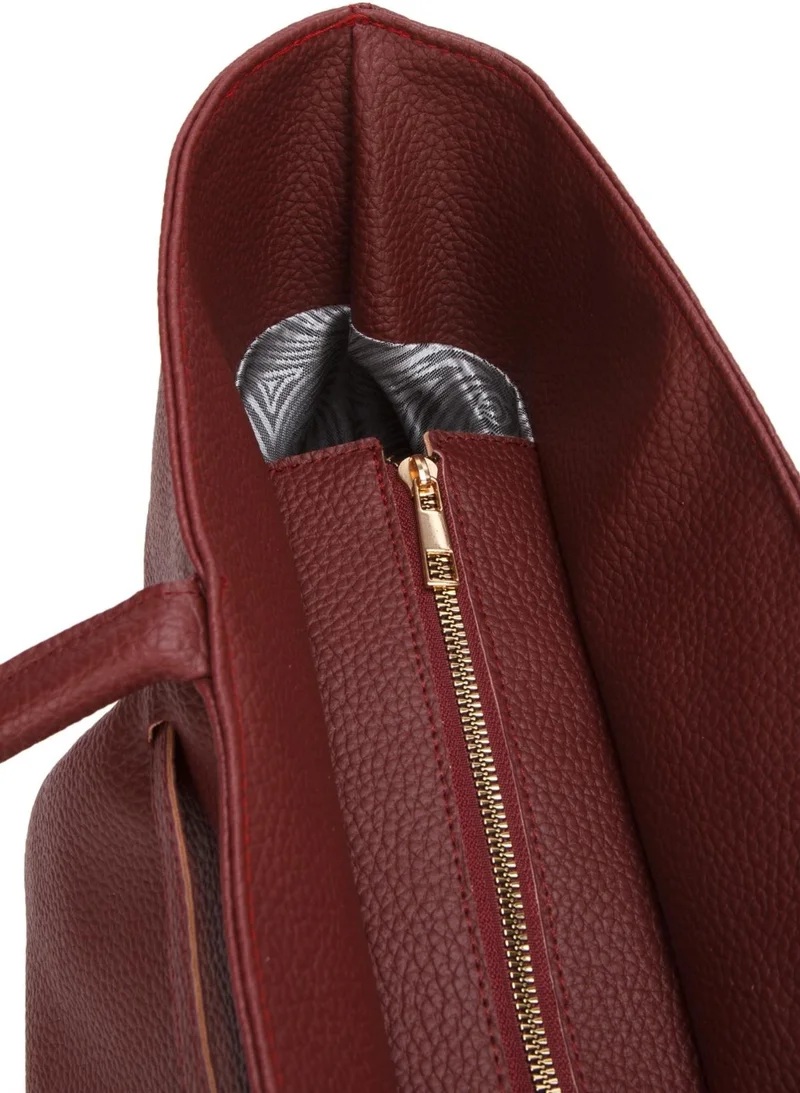 باهلس Pinterest Model Cherry Lock Detailed Hand and Shoulder Bag