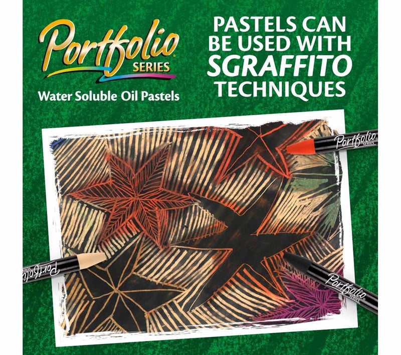 Crayola Portfolio Series Oil Pastels – 24 Vibrant Water-Soluble Colors for Wet or Dry Use | Rich, Blendable & Creamy Texture | Non-Toxic Art Supplies for Kids, Students & Artists - Image 4