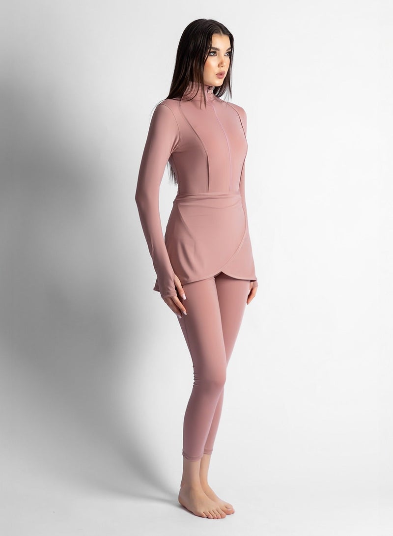 MINERVA SECRETS DUSTY ROSE-MINERVASECRET EXCLUSIVE PREMIUM BURKINI - Image 2
