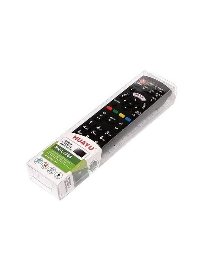 Huayu - Universal Tv Remote Control Rm-1268 For Panasonic Lcd Led Tv Remote Control Replacement For All Panasonic N2Qayb Series Eur Series Tnq Series - Image 1