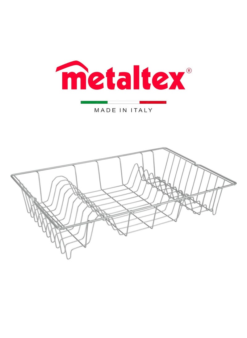 Metaltex Silver Colonia Dish Drainer – Rust-Resistant & Durable Dish Rack - pzsku/Z36C795DD8DCA14F4CF75Z/45/_/1739443996/995e811c-870e-44af-ba25-f65c3fa40c0a