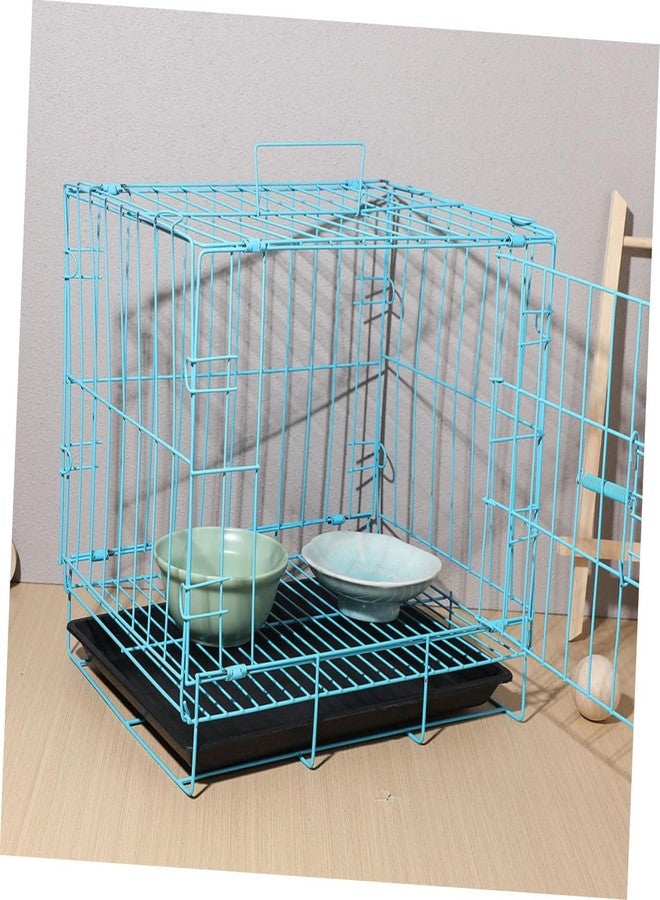 BESPORTBLE Portable Cat Cage Stylish Design Lightweight Bunny and Dog Crate for Compact Tray for Pets - Image 3