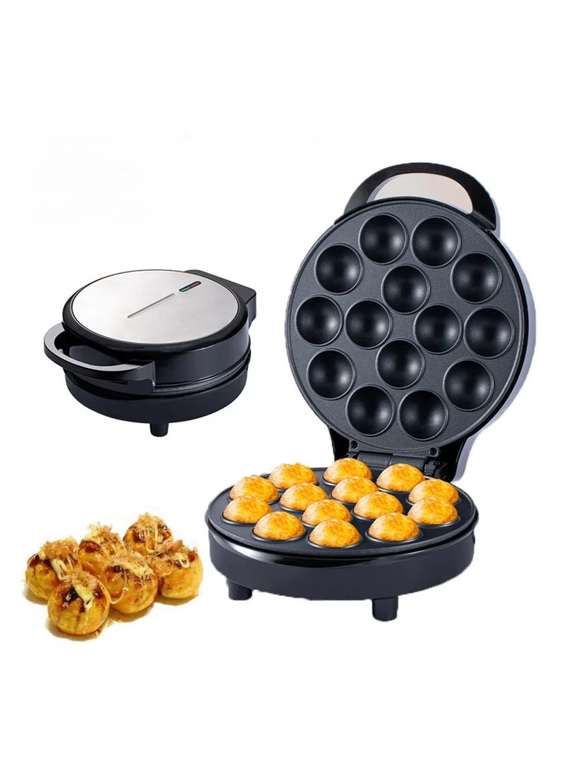 14 holes takoyaki maker, home multifunctional cake maker bread maker croquette maker, easy to make takoyaki, cake, bread and croquettes for home use - Image 1