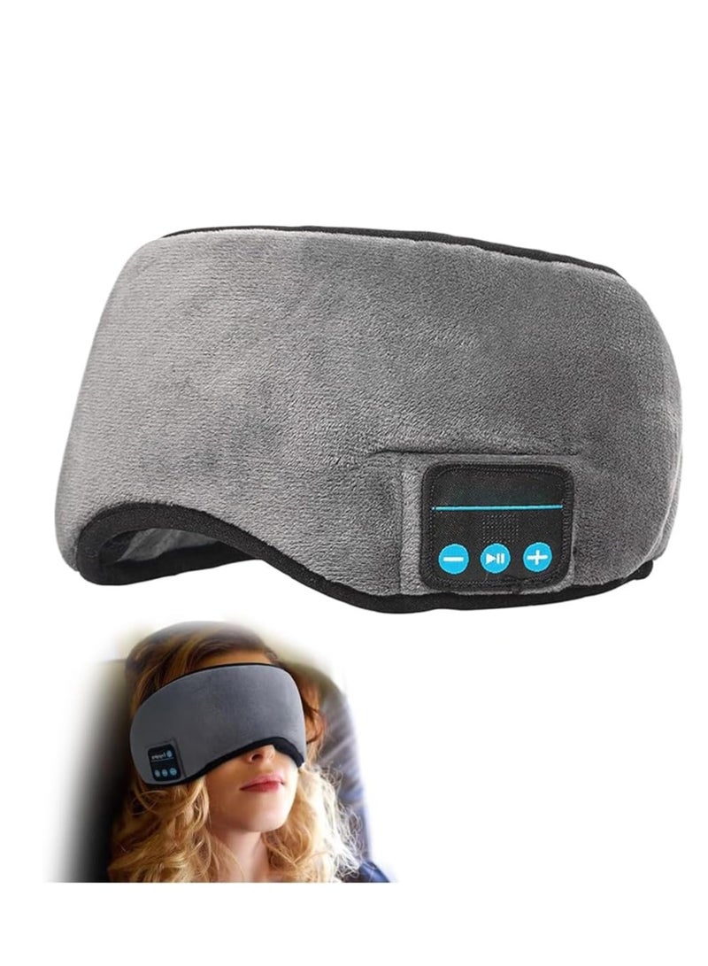 Sleep Headphones Headband, Sleep Mask Headphones for Men & Women, Wireless Bluetooth Eye Mask - Image 1