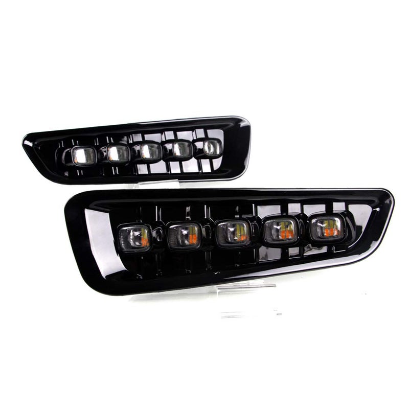 Dreamseek LED DRL for Ford F150 F-150 Raptor 2016 2017 2018 2019 2020 Bumper Driving Fog Lamp Daytime Running Assembly Lights Kits with Amber Turn Signal - Image 3