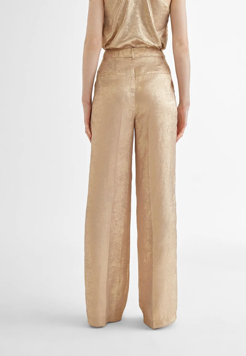 Lola Casademunt Straight iridescent trousers