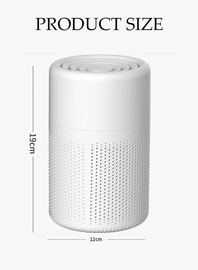 DUNISO Air Purifier for Home Nanocompositeactivated Carbon Air Filter Cleaner Comprehensive Surround Purification Small Air Filters Out Cigarette Pollen Dust Purifier for Bedroom Living Room Kitchen - Image 4