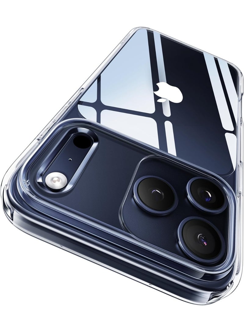 غطاء حماية جراب واق لهاتف ابل ايفون 17 برو ماكس شفاف - Image 1