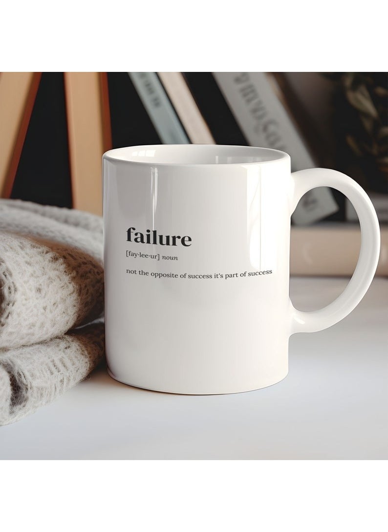 Bexdore - Coffee Mug Failure &#39;fälyǝr Definition, Coffee Mug, Motivation English Mug - Image 1