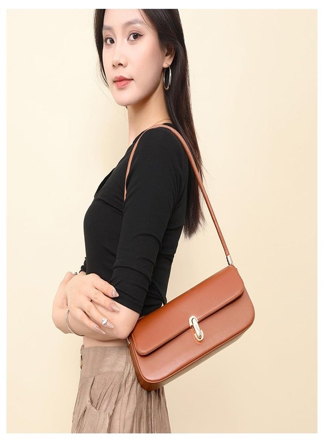 YP Small Shoulder Bag for Women Vintage Leather Tote Clutch Purse Trendy Retro Mini Hobo Handbag with Buckle Closure (Blue) - Image 2