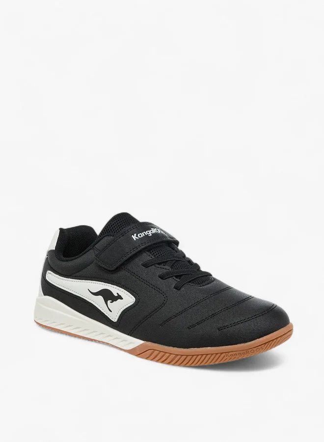 كانغاروس Women's Panelled Sports Shoes with Hook and Loop Closure