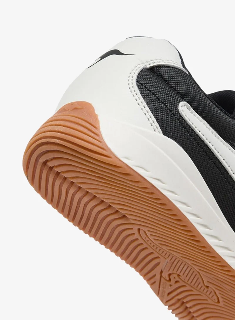 kangaROOS BLACK Women's Panelled Sports Shoes with Hook and Loop Closure for Women | Best Price UAE