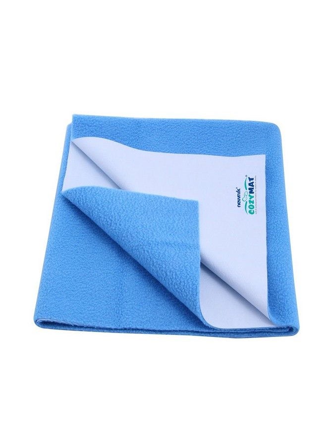 Newnik Premium Quick Water Resistant Dry Sheet Waterproof Baby Bed Protector Sheet Mattress Protect (Size: 70Cm X 50Cm) Firoza Small  - Image 1