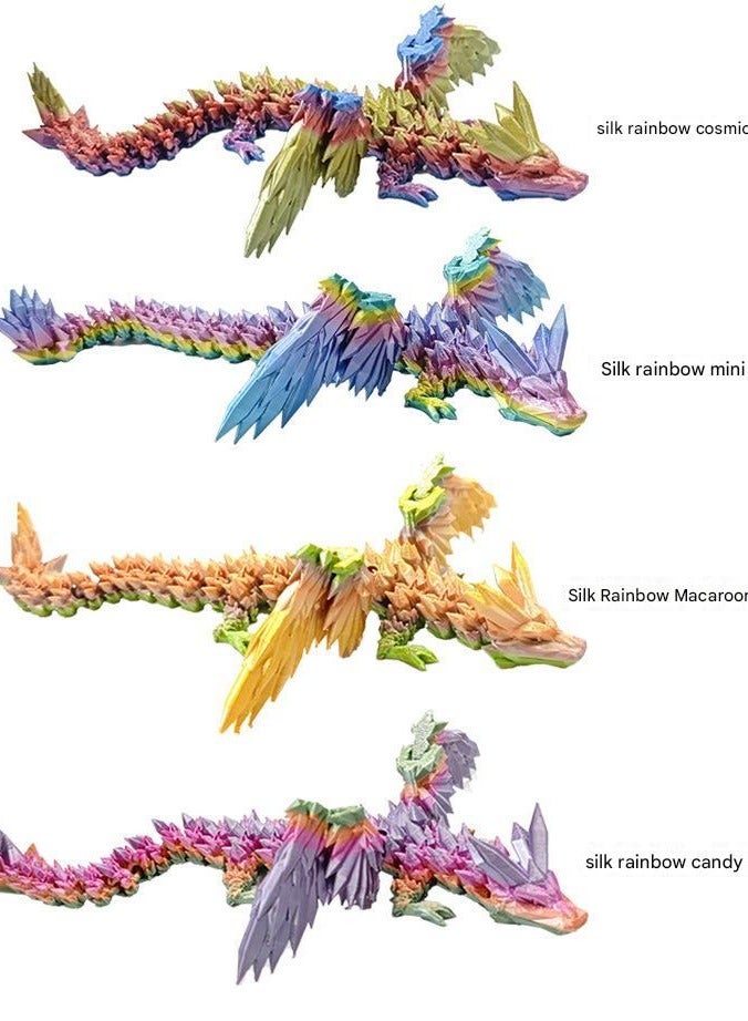 3D Printing Consumables Silk Rainbow PLA 1.75mm Multi-color Gradient Silk PLA（Cosmic color） - Image 3