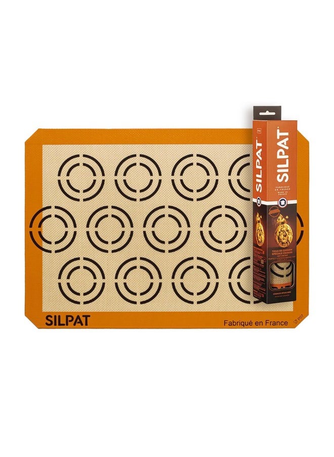 SILPAT Silpat The Original Perfect Cookie Non-Stick Silicone Baking Mat, 11-5/8" x 16-1/2"  - Image 1