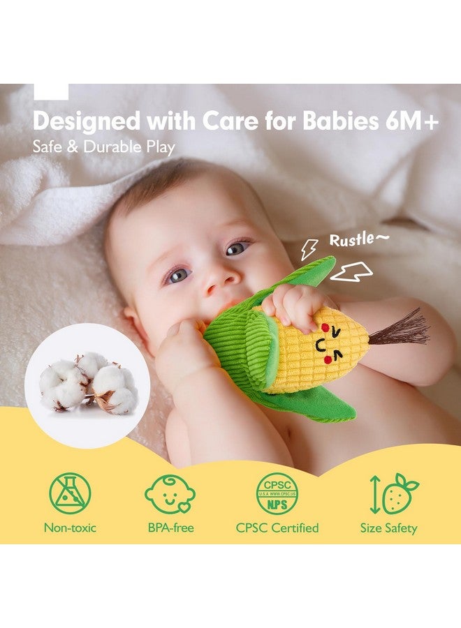 hahaland ألعاب حسية للأطفال من هاهالاند - 16 قطعة، أول مجموعة من الفواكه والخضروات لتصنيف الألوان مع صوت الرنين، ألعاب مونتيسوري للأطفال من 6-12 شهر، لعبة ملء وسكب للأطفال من 12-18 شهر، هدية للبنات بعمر سنة واحدة - Image 5