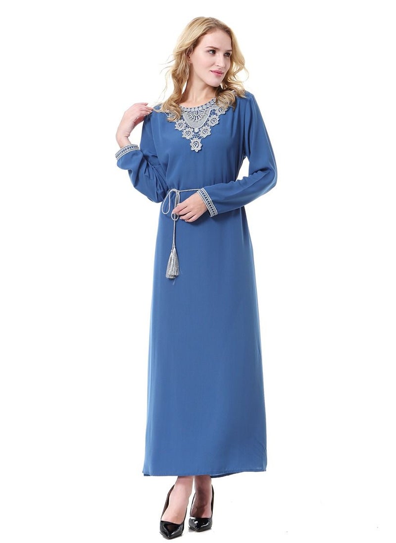 Loquat - Lady wool peach Dress - Image 1