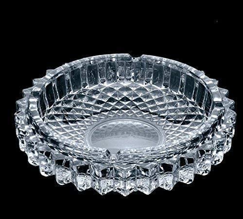 NOBILEA glass Ashtray for Cigarette Smoking Glass Candy Bowl Smoke Collectible Table Decorative - Image 1