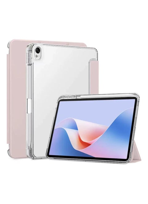Cover Compatible with Huawei MatePad 11.5s 2024 Case with Pencil Holder, Slim Lightweight TPU Shockproof Cover with Clear Back Silicone Shell Protective for Huawei MatePad 11.5s 2024 (Pink)