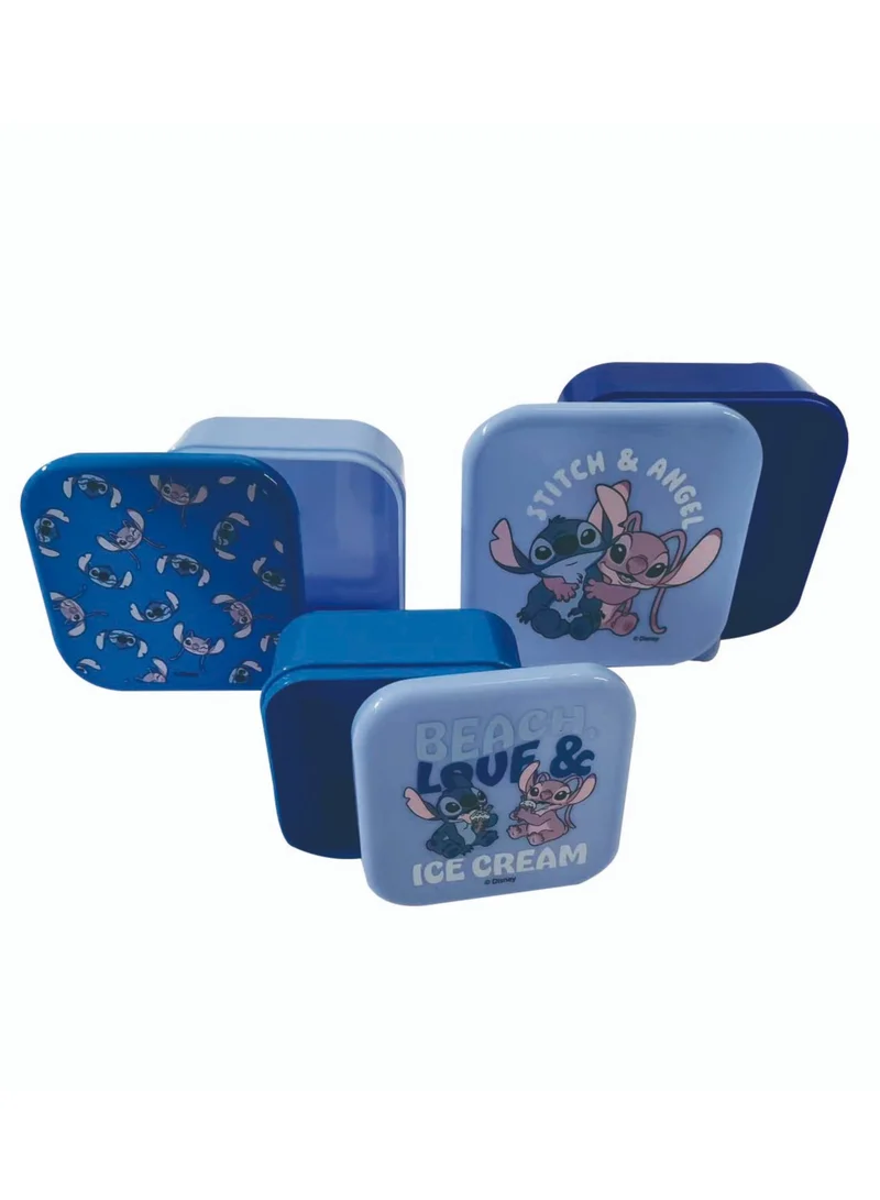 ديزني Disney Stitch Food Stroage Container 3 Pcs Set
