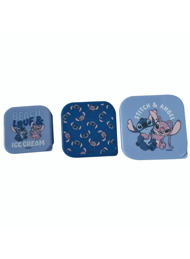 ديزني Disney Stitch Food Stroage Container 3 Pcs Set