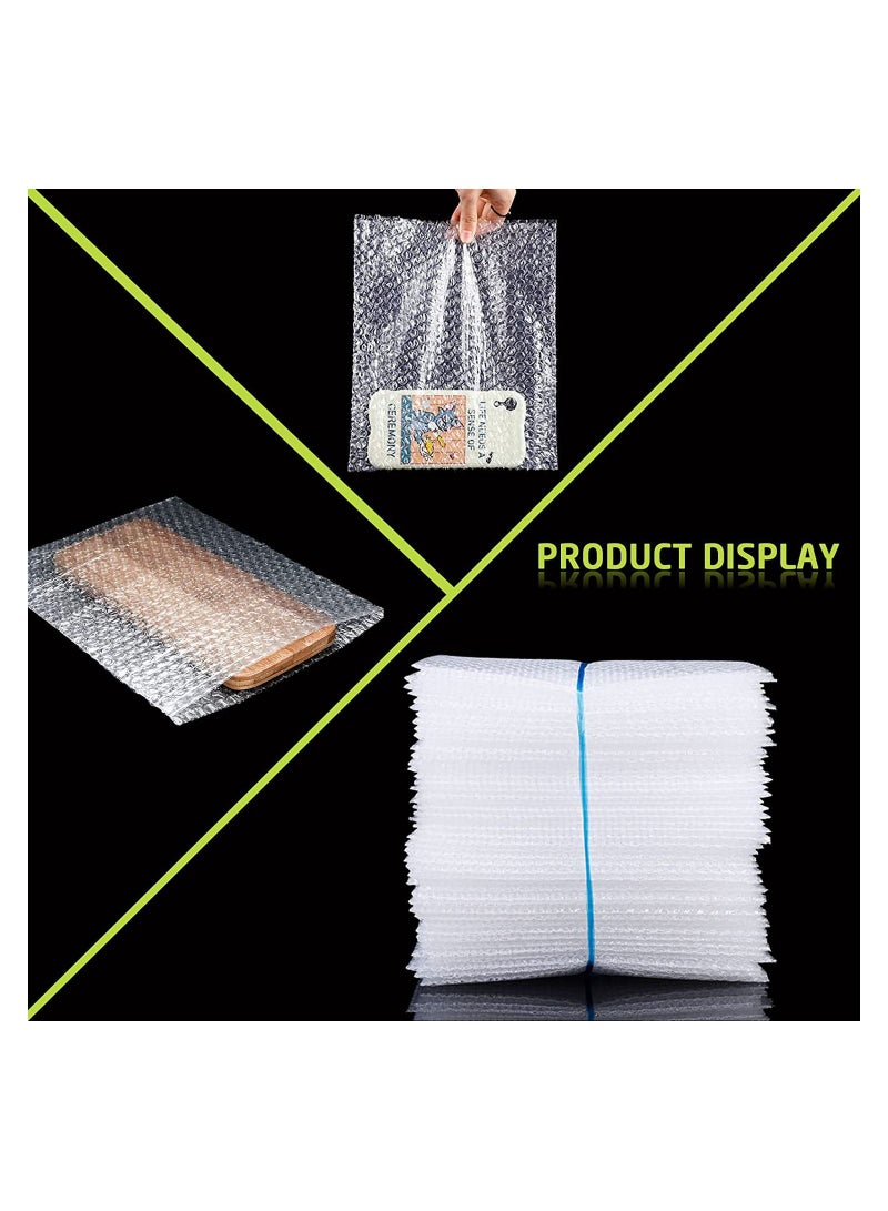 Generic 50PCS Clear Bubble Out Bag 12" x 16" Large Pouches Bag Double Wall Shockproof Wrap Cushioning Protective Storage for Moving Shipping Packing  - Image 4