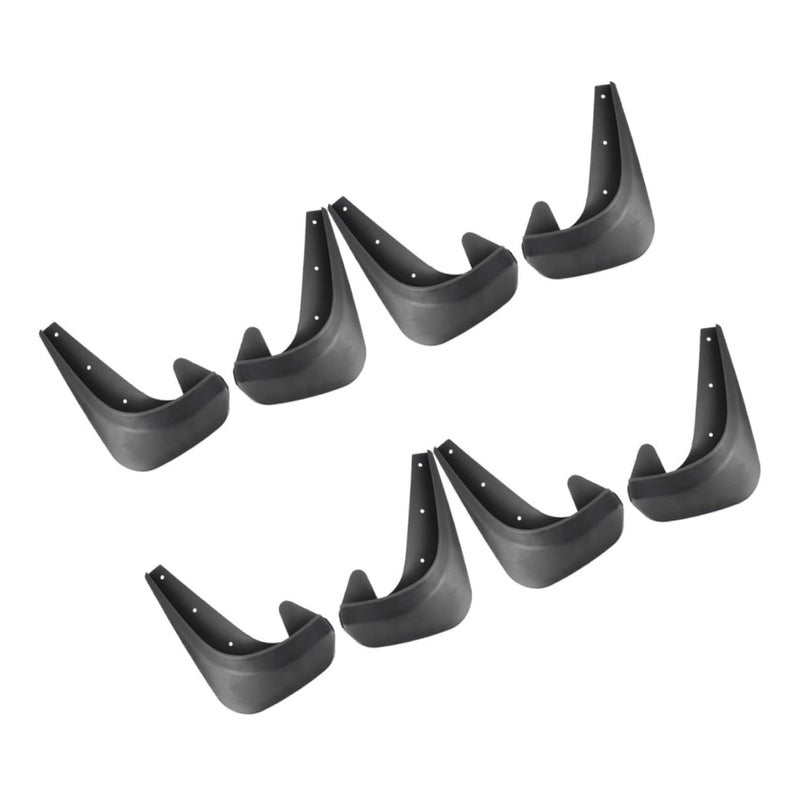 8Pcs Universal Black Mud Flaps Set Rear Wheel Splash Guards For SUVs Trucks - Image 2