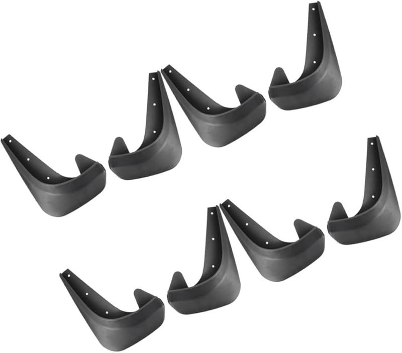 8Pcs Universal Black Mud Flaps Set Rear Wheel Splash Guards For SUVs Trucks - Image 1