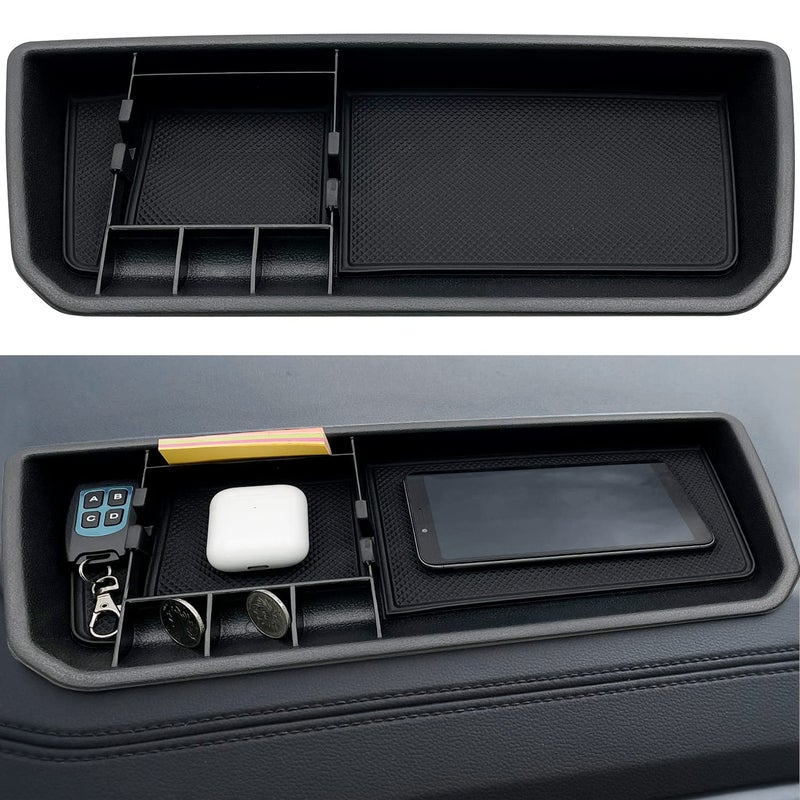 EVTIME Center Console Organizer fit for VW Atlas and Cross Sport 2018 2019 2020 2021 2022 2023 Interior Storage Box Accessories Not fit for 2024