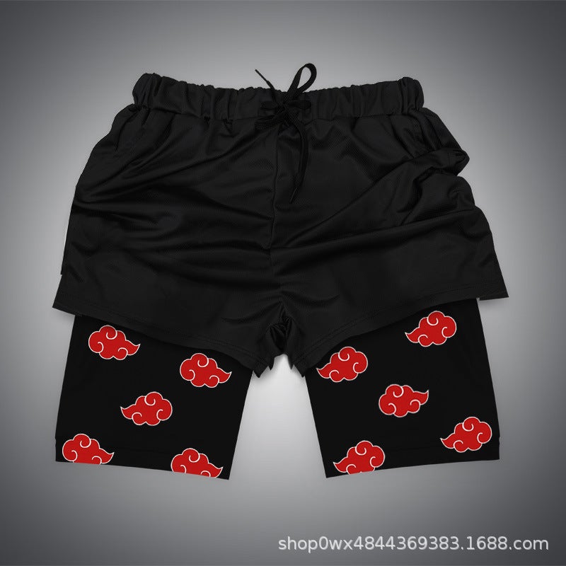 Dragon Ball Series 3D Digital Printing Shorts Double-Layer Beach Pants E-Commerce Supply Beach - Image 1