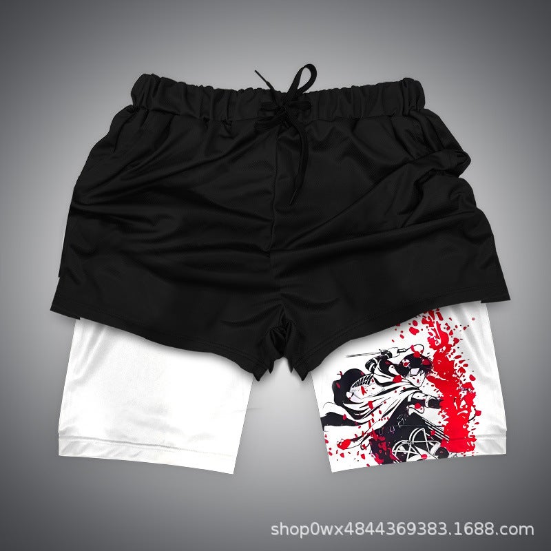 Dragon Ball Series 3D Digital Printing Shorts Double-Layer Beach Pants E-Commerce Supply Beach - Image 5