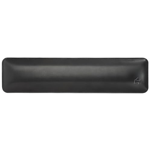 Castle Bailey Full Size by Castle - Leather Ergonomic Computer Wrist Rest Pad for Keyboards with Around 104 Keys - Firm Keyboard Wrist Support for Typists, Gaming, and Heavy Office Use (Nightfall, Full Size) - Image 3