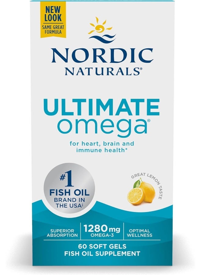 Nordic Naturals Ultimate Omega, 60 Softgels
