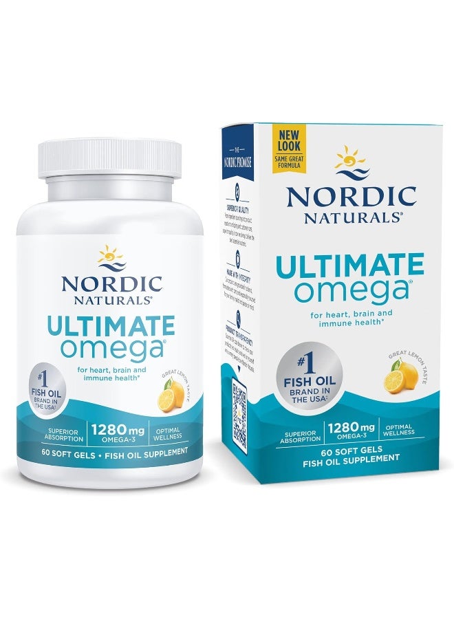 Nordic Naturals Ultimate Omega, 60 Softgels