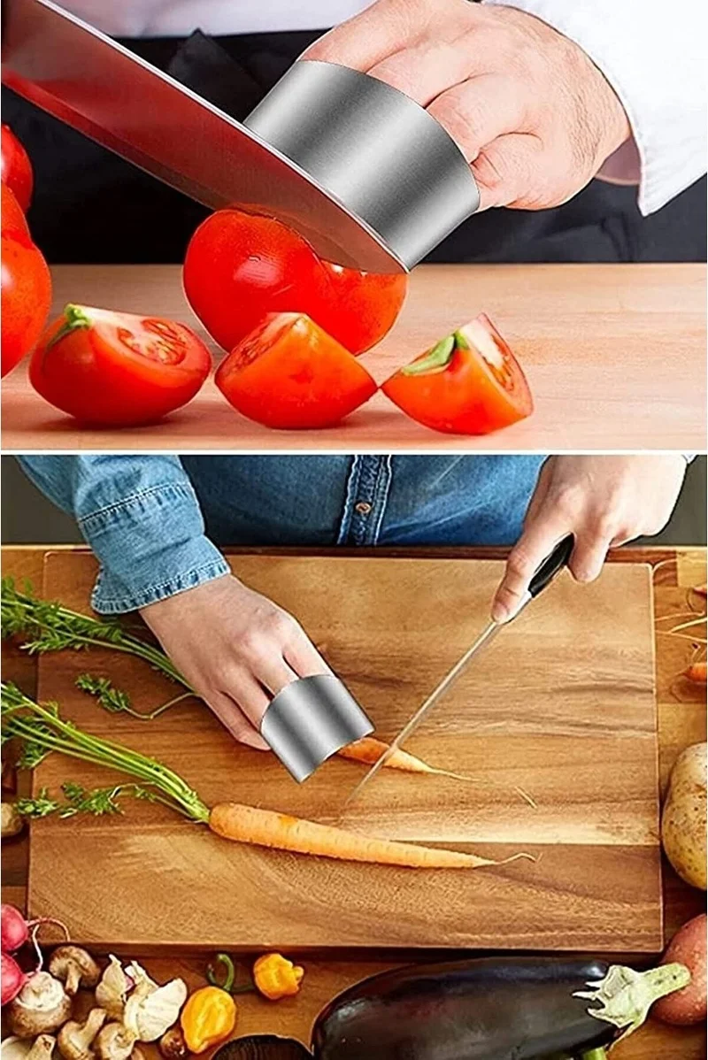 Safestore 2-Piece Metal Finger Protector Fast and Safe Cutting Stainless Steel Protective Device