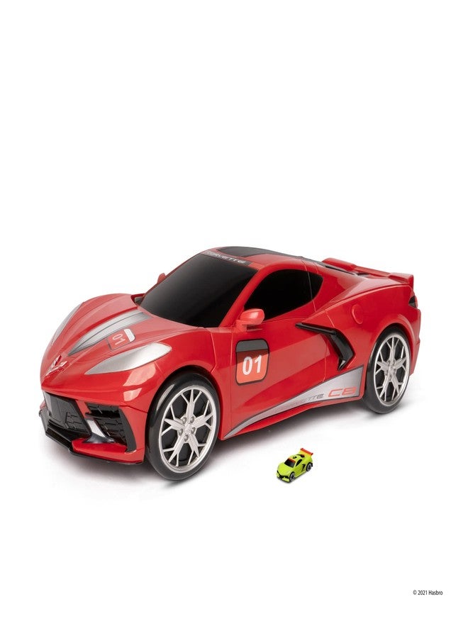 Micro Machines Toy Partner MMW0173 Micromachines Corvette Raceway Car Convertible Playset, Multicoloured - Image 3