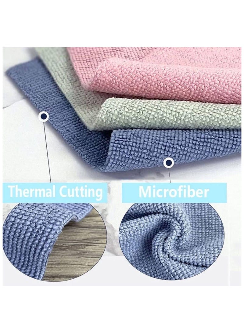 20pcs Disposable Cleaning Cloths Microfiber Cleaning Wipes Reusable with Dispenser Box, Car Wet Wipes for Home Kitchen Cleaning - Image 2