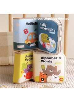 Generic Tear Book Cloth Book Tear Can Not Be Broken Washable Hand Tear Cloth Book Baby Can Bite Baby Early Education Educational Toys 6-12 Months-Color:Upgraded Model With 14 Sides (animal) [1-3 Years Old]-Specifications:Single Product  - Image 4