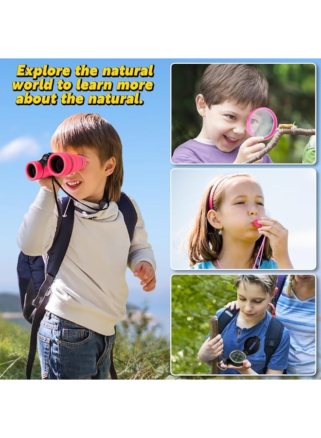 ESSENSON Kids Explorer Kit - Adventure Kit for Kids, Outdoor Explorer Kit with Binoculars, Summer Outdoor Toys for Kids Ages 4-8 - Image 3